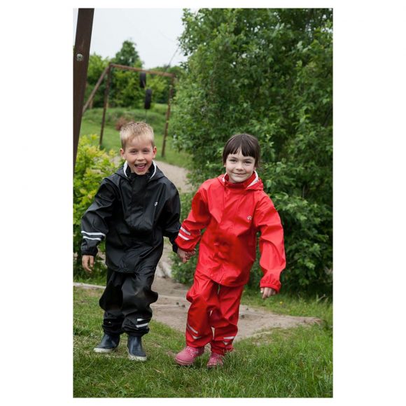 Elka Rainwear Waterproof Kids Rain Set (Red) MK Nordika