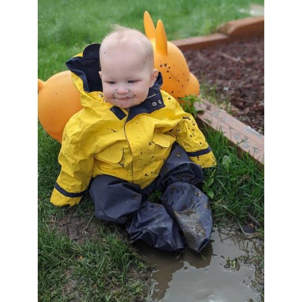 KidORCA Kids Rain Pants Hard Shell Waterproof _ Navy